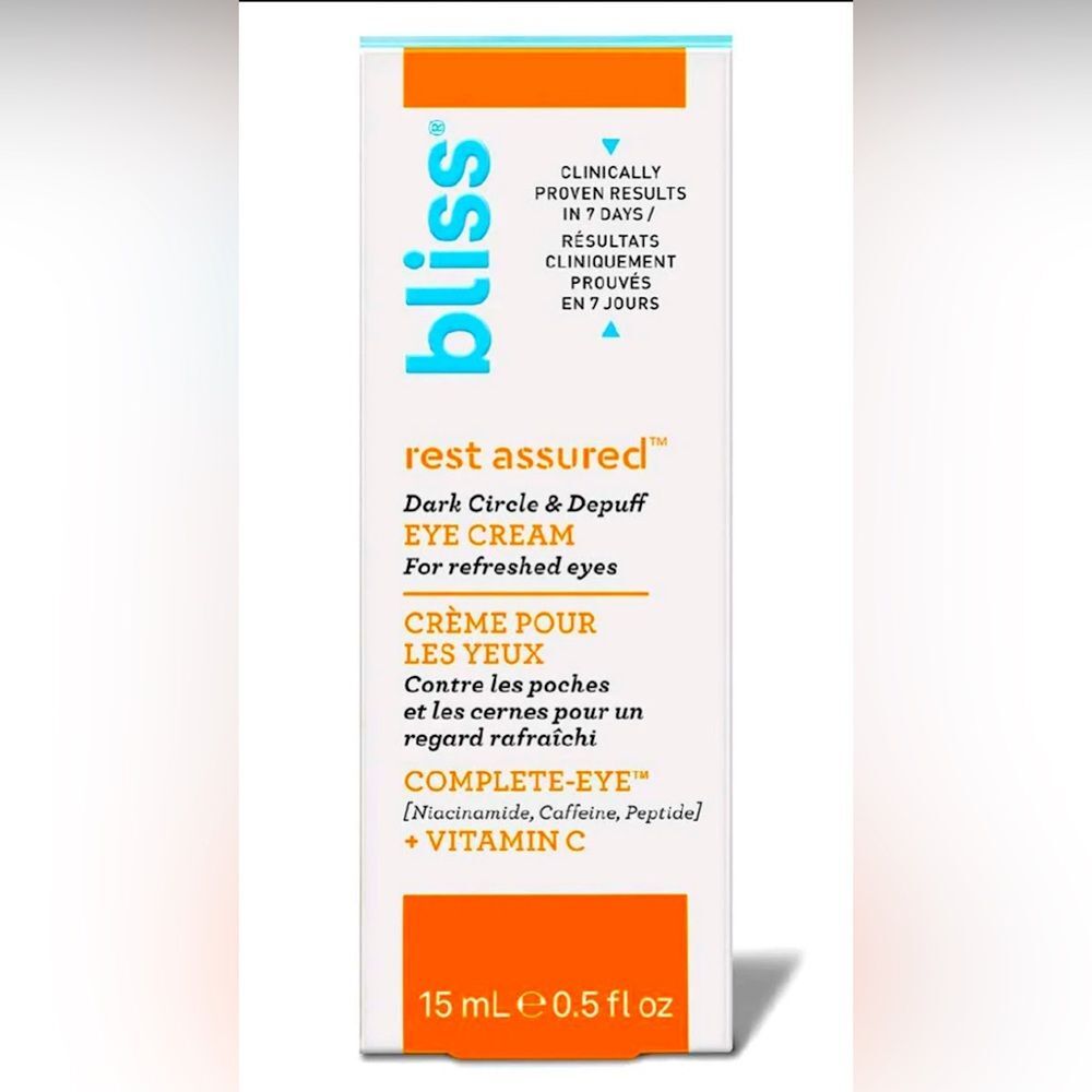 NWB! Bliss Rest Assured Eye Cream - 15ml